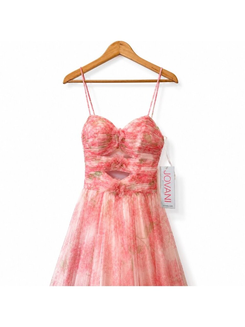 Jovani 40402 Romantic Floral Cutout Sweetheart Long Prom Formal Gown Womens 6 - Picture 6 of 10